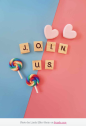 Scrabble Letters spell Join Us
