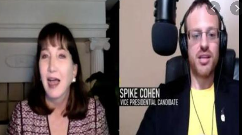 screenshot of Jo and Spike on Zoom