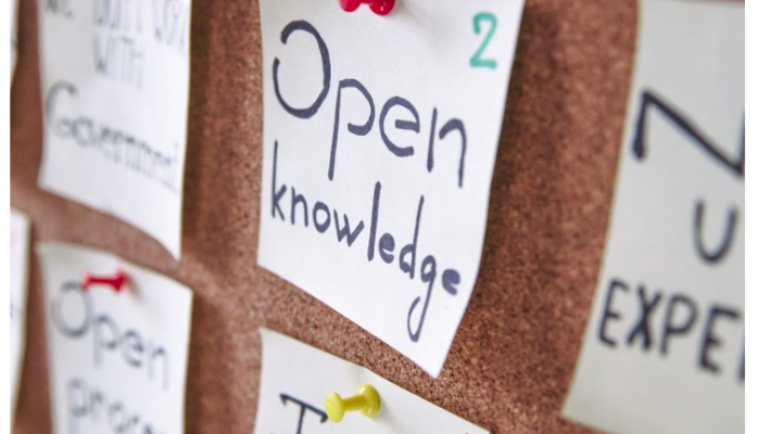post-it notes on a corkboard